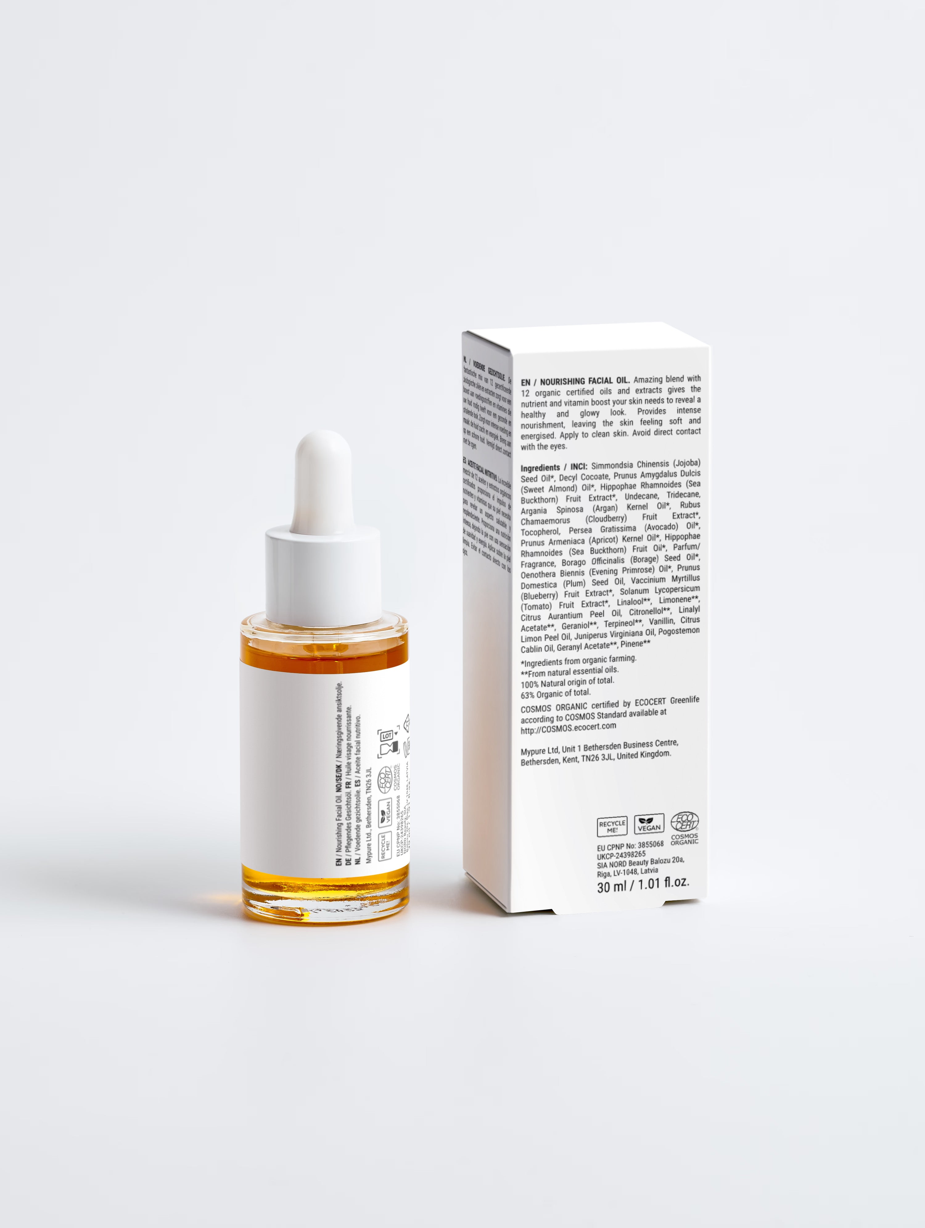 Huile Visage - Intense & Peau Lumineuse