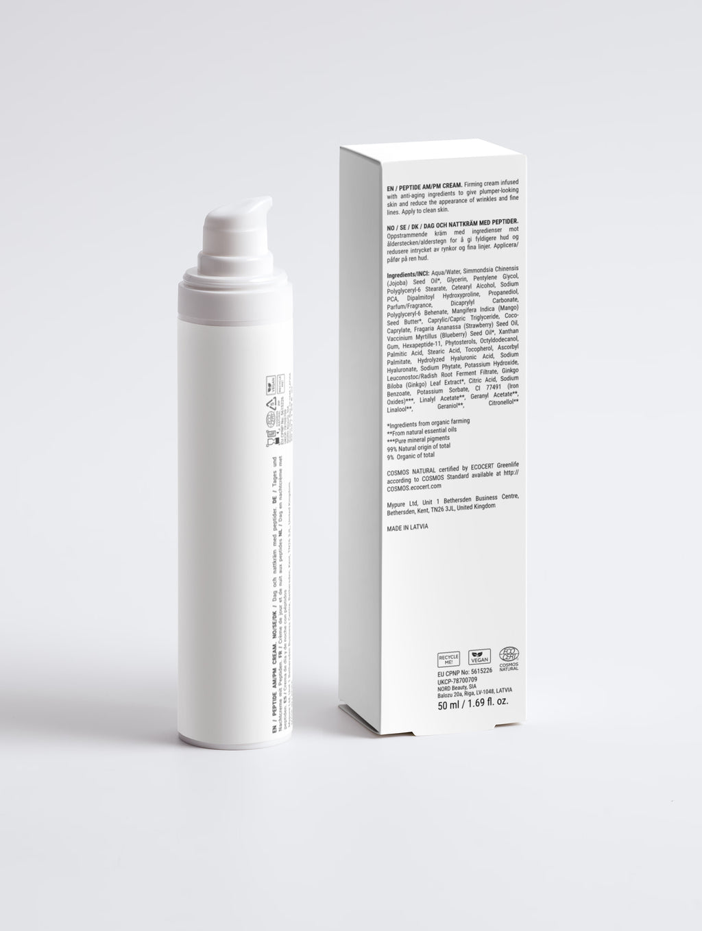 Crème Jeunesse aux Peptides Jour & Nuit – Hydratation